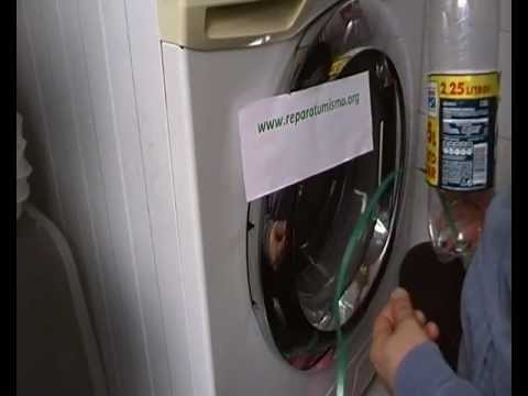 abrir puerta lavadora con destornillador